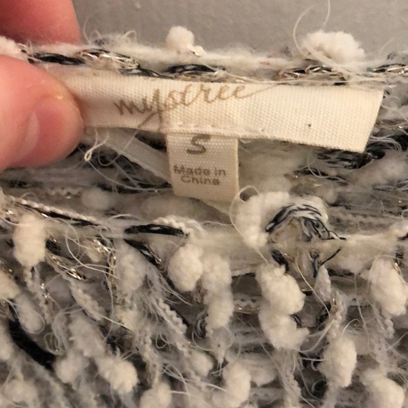 Black and white sparkle sweater - Picture 2 of 4